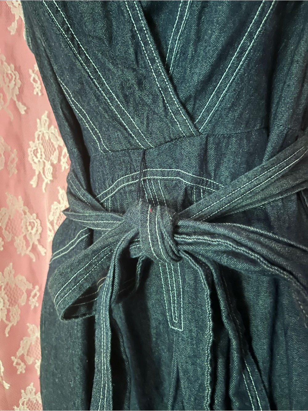 Denim Midi Dress - Picture 5 of 7